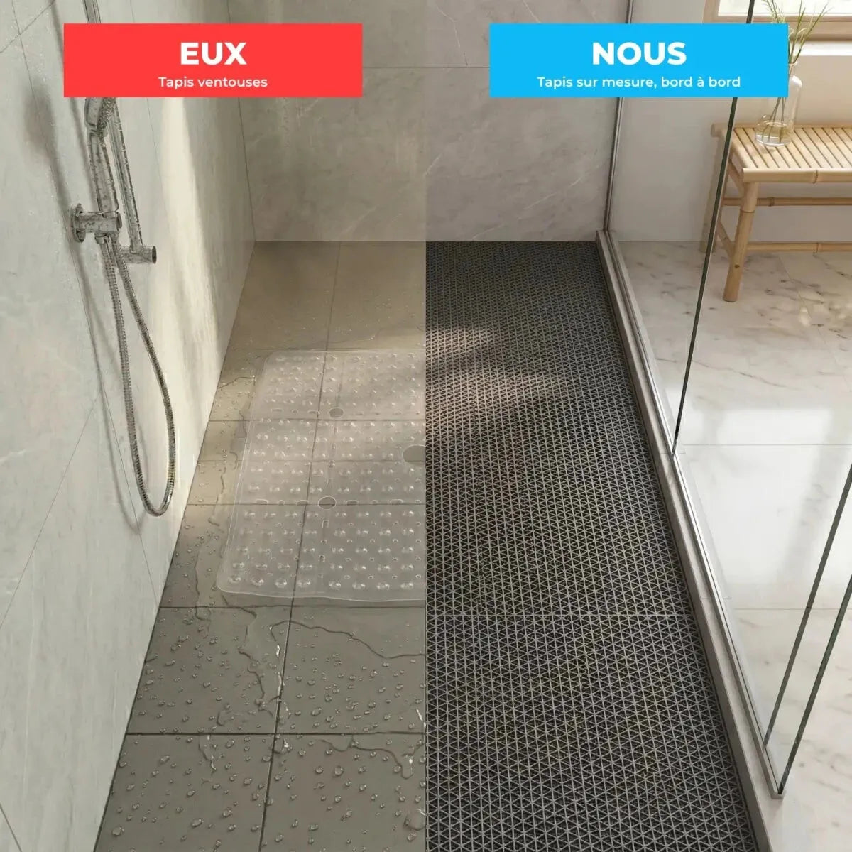 Tapis de douche antidérapant sur mesure - vue 15