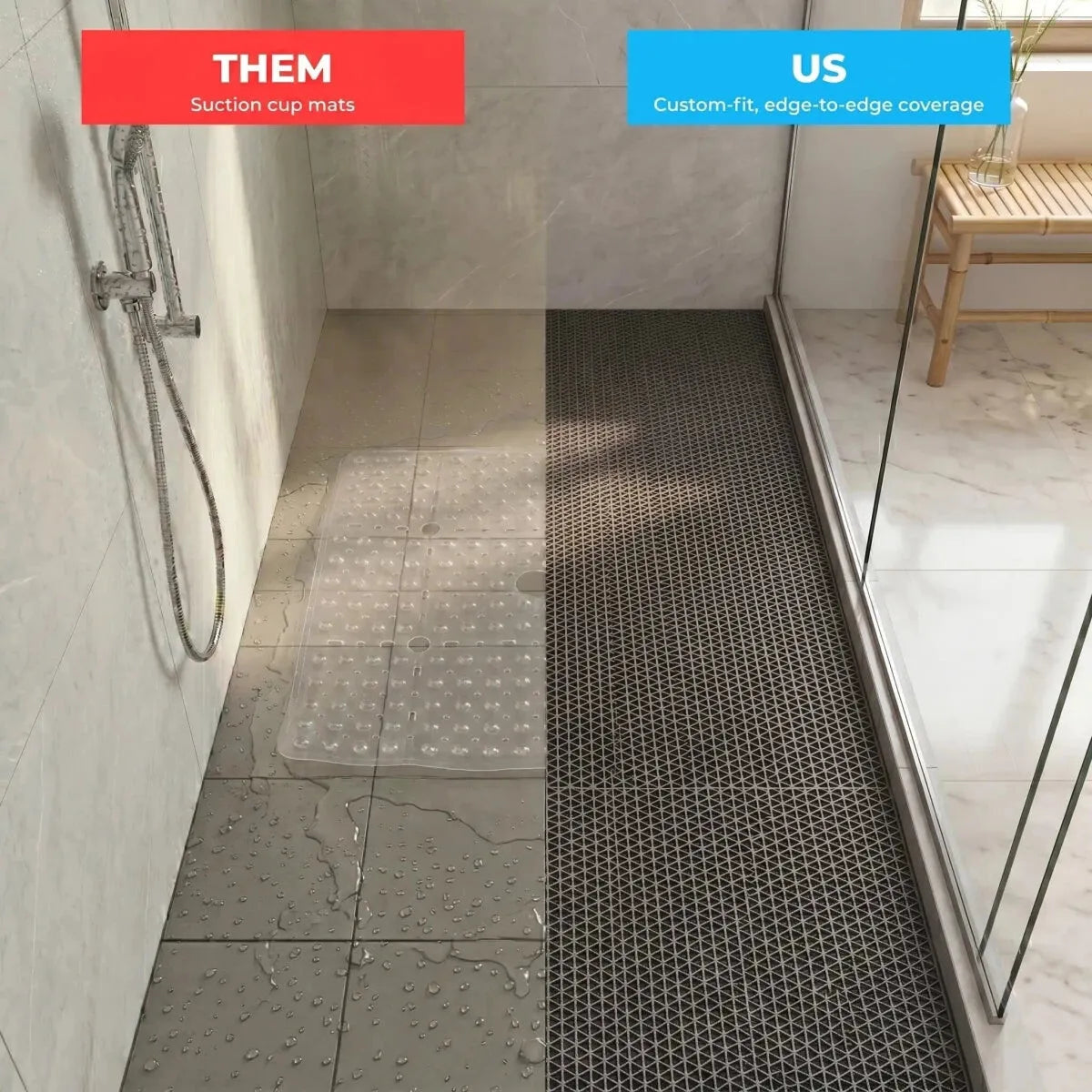 Tapis de douche antidérapant sur mesure - vue 6