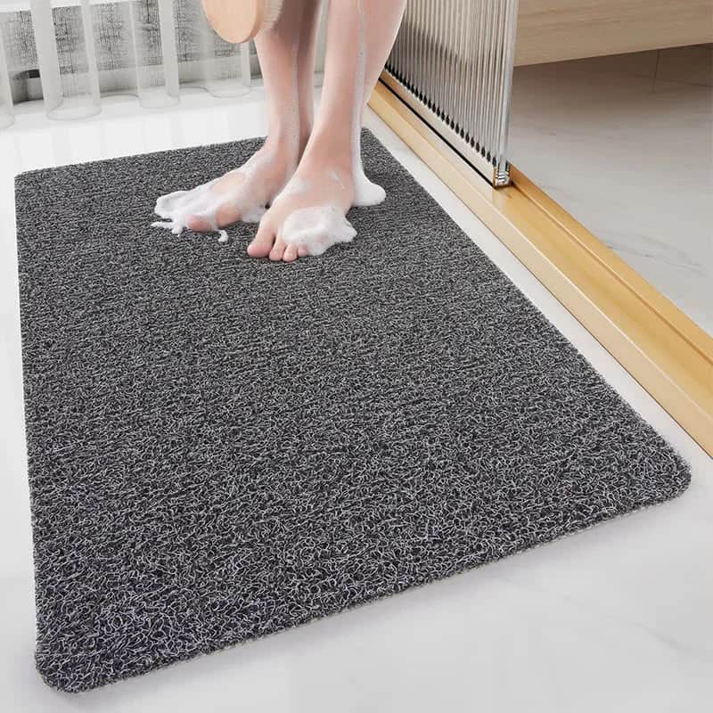 Tapis de douche antidérapant 100x80 - couleur noir onyx