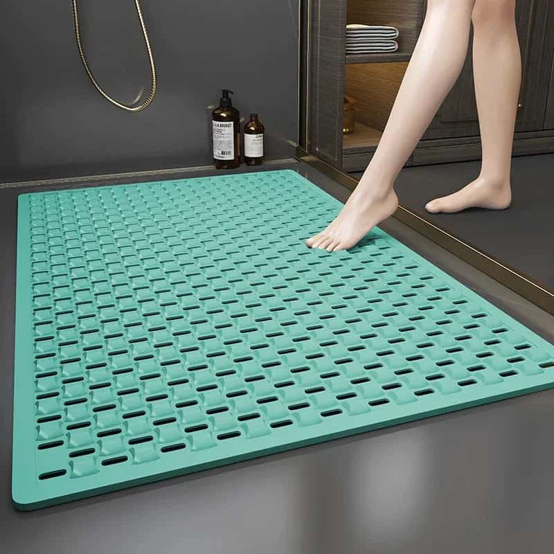 Tapis de douche antidérapant 60x80 - couleur vert sauge
