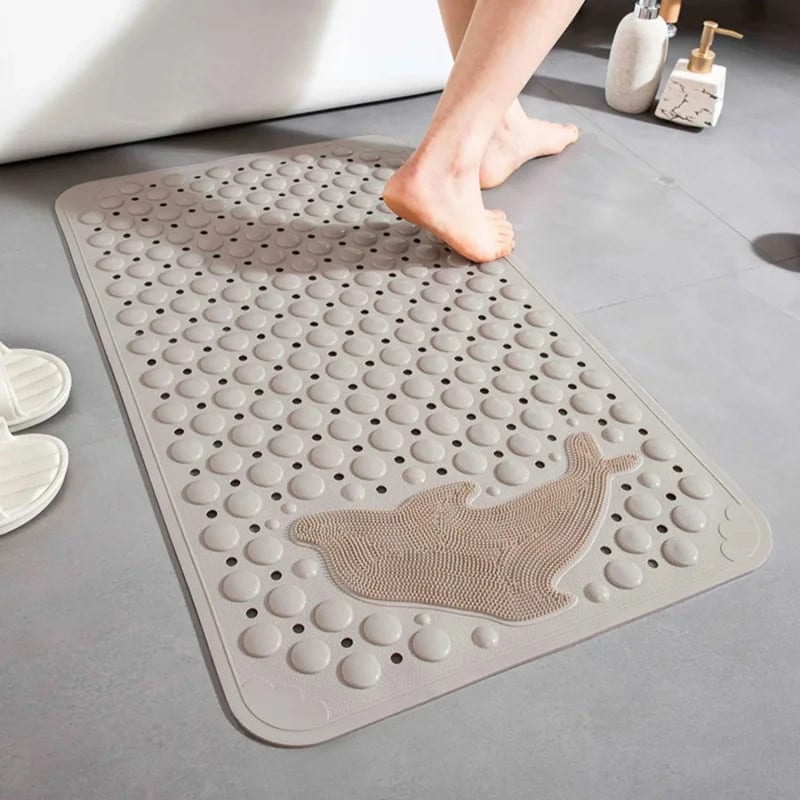 Tapis de douche antidérapant enfant - couleur beige sable