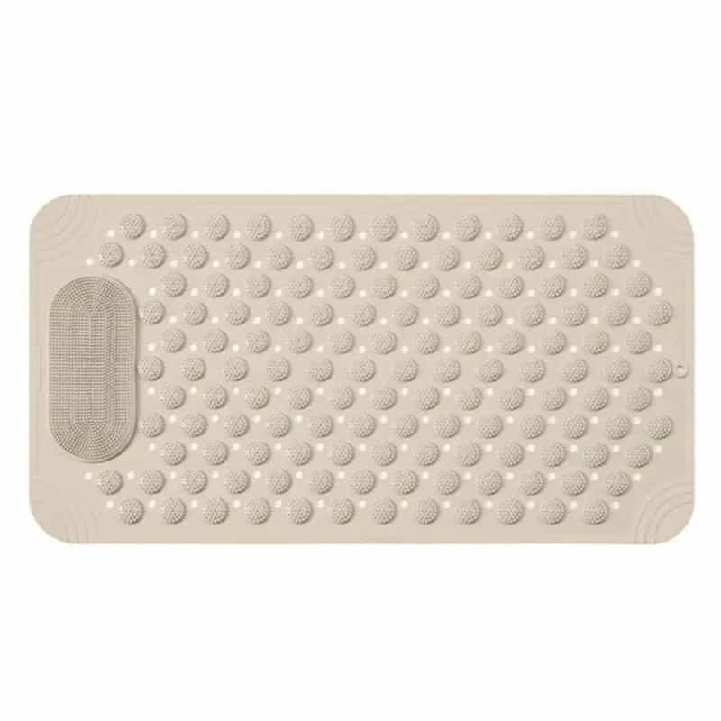 Tapis de douche antidérapant PMR handicap - couleur beige sable