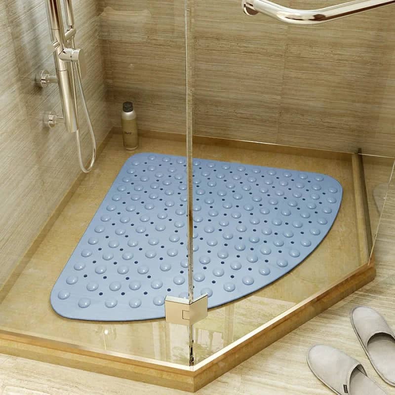 Tapis de douche d'angle antidérapant - vue 1