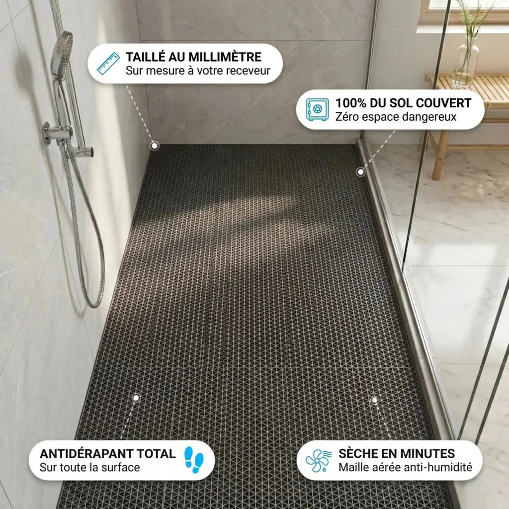 Tapis de douche antidérapant sur mesure - vue 12